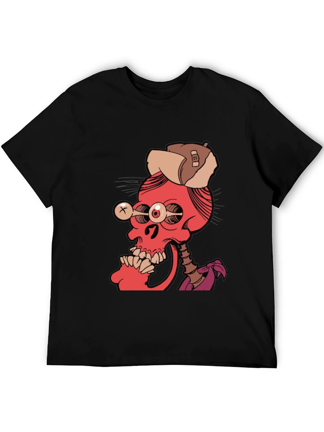 Edgy Skeleton Graphic Tee