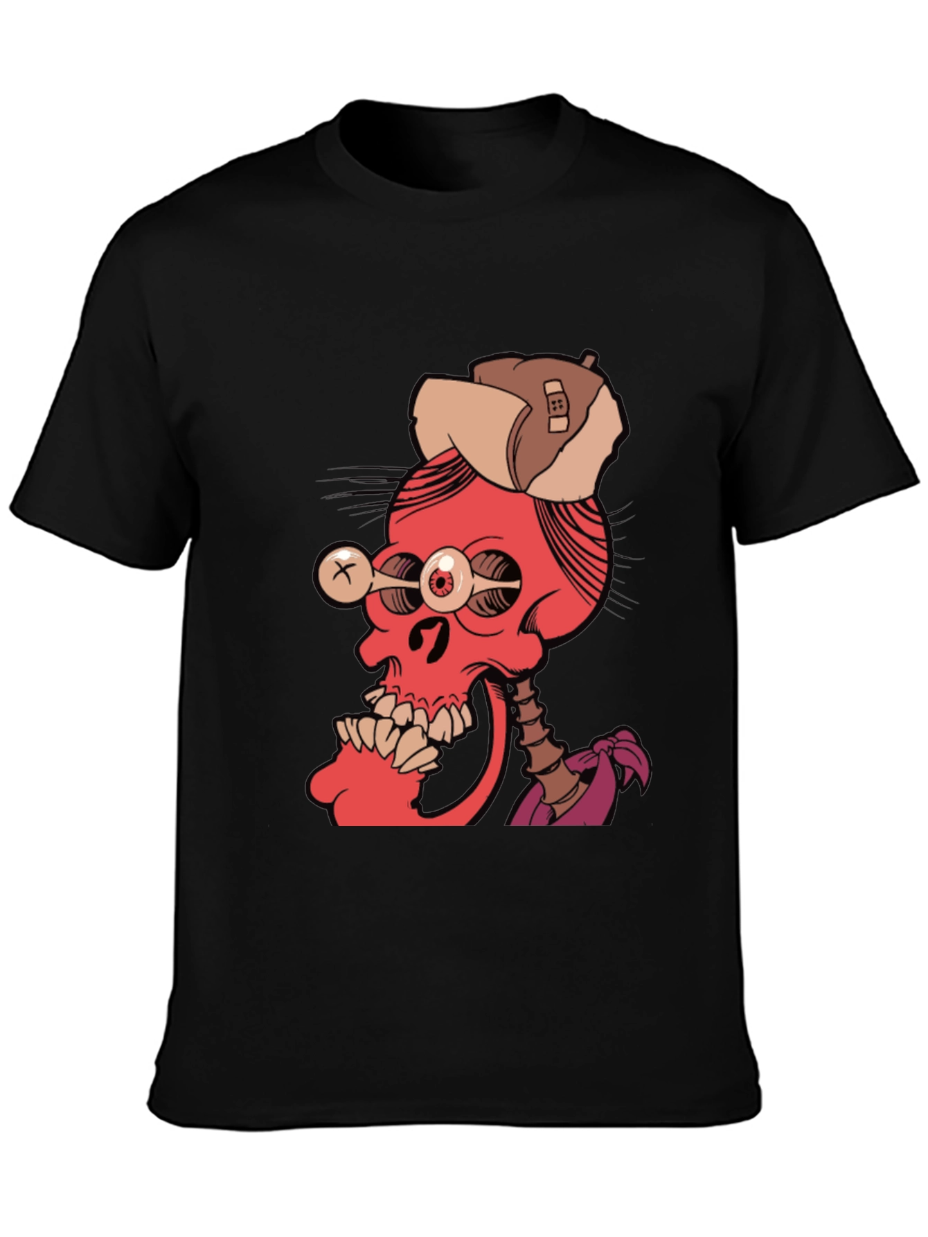 Edgy Skeleton Graphic Tee