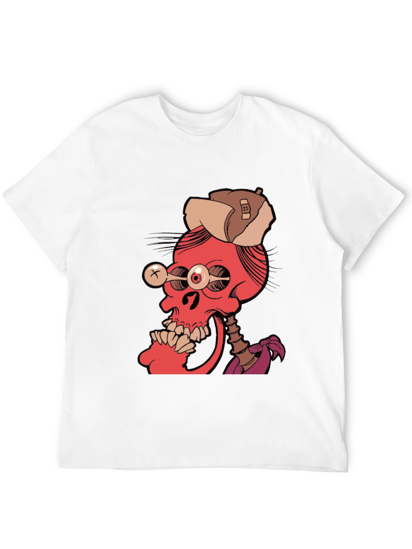 Edgy Skeleton Graphic Tee