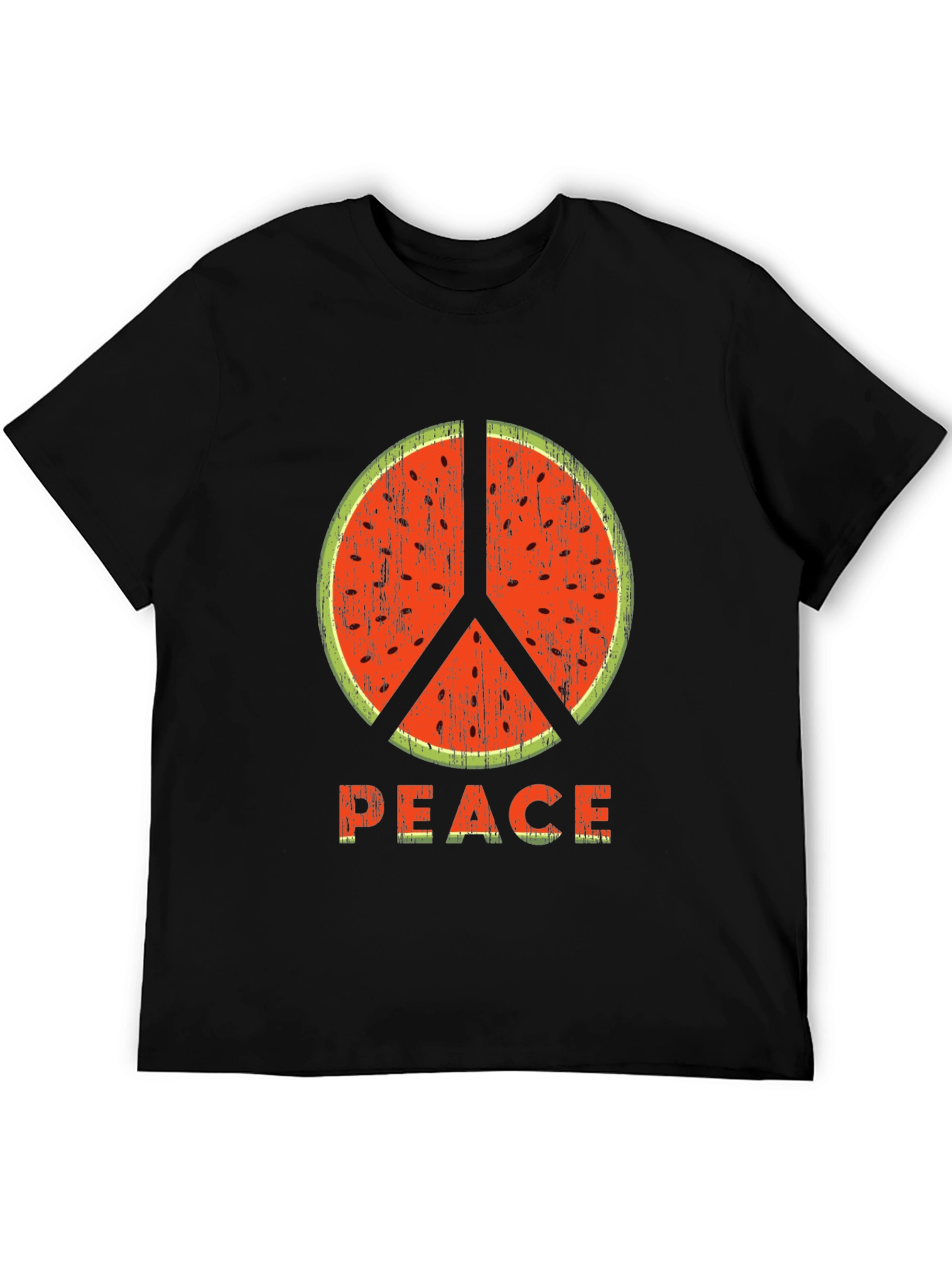 Watermelon Peace Sign Graphic Tee