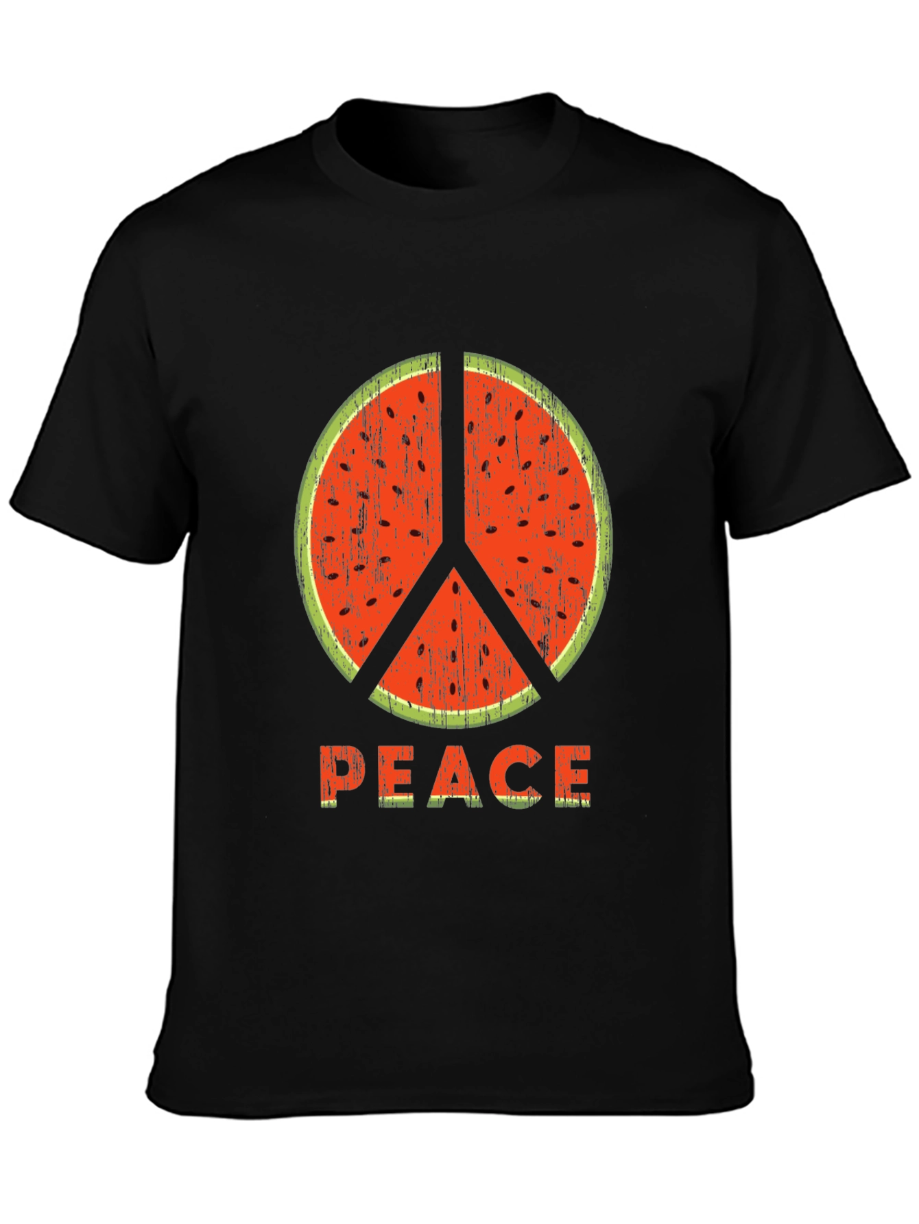 Watermelon Peace Sign Graphic Tee