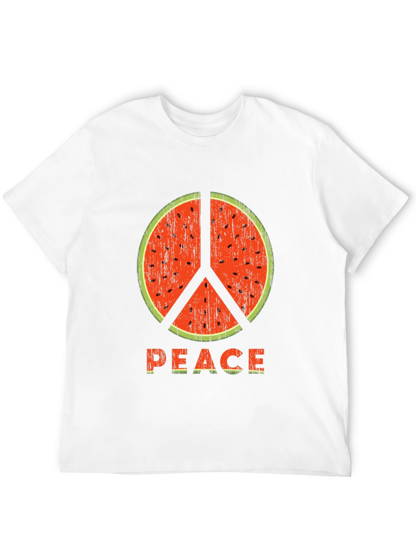 Watermelon Peace Sign Graphic Tee