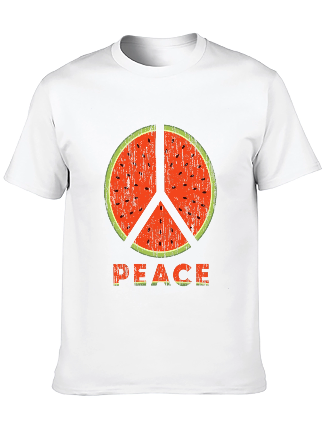 Watermelon Peace Sign Graphic Tee