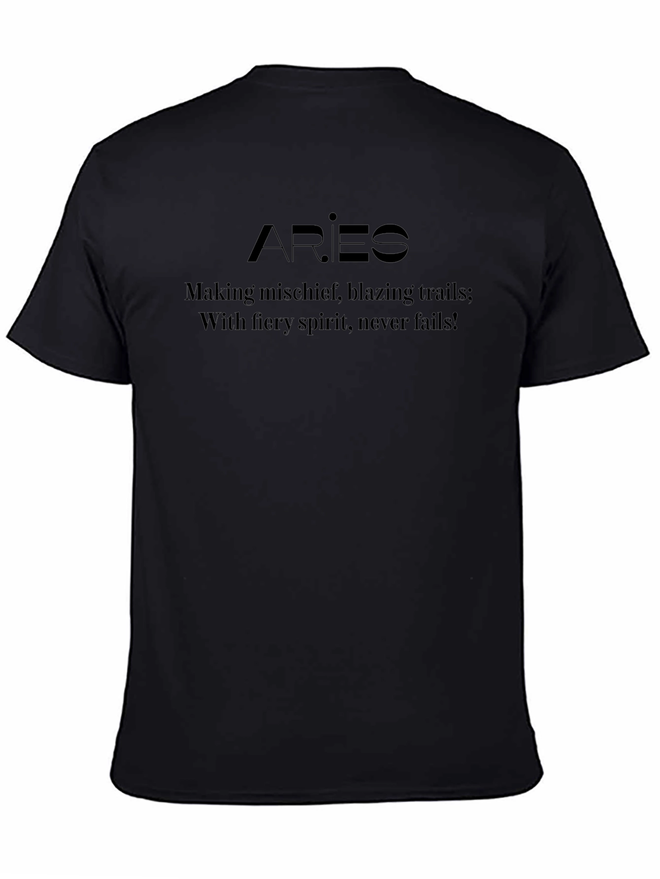 Aries Zodiac T-Shirt - Fiery Spirit Design