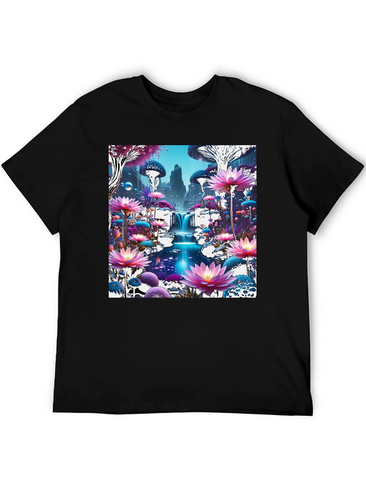 Mystical Mushroom Wonderland Graphic Tee