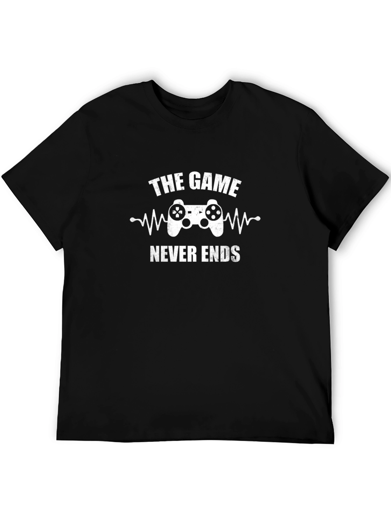 The Game Never Ends Black T-Shirt