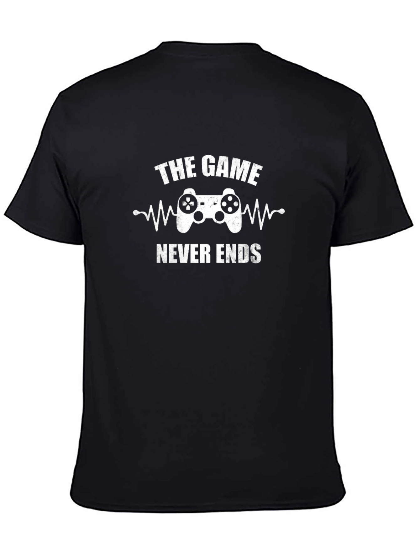 The Game Never Ends Black T-Shirt