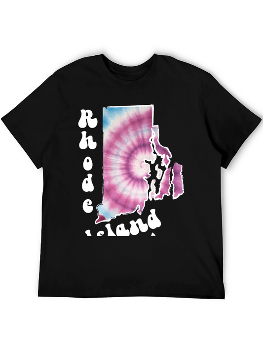 Rhode Island Tie-Dye State T-Shirt
