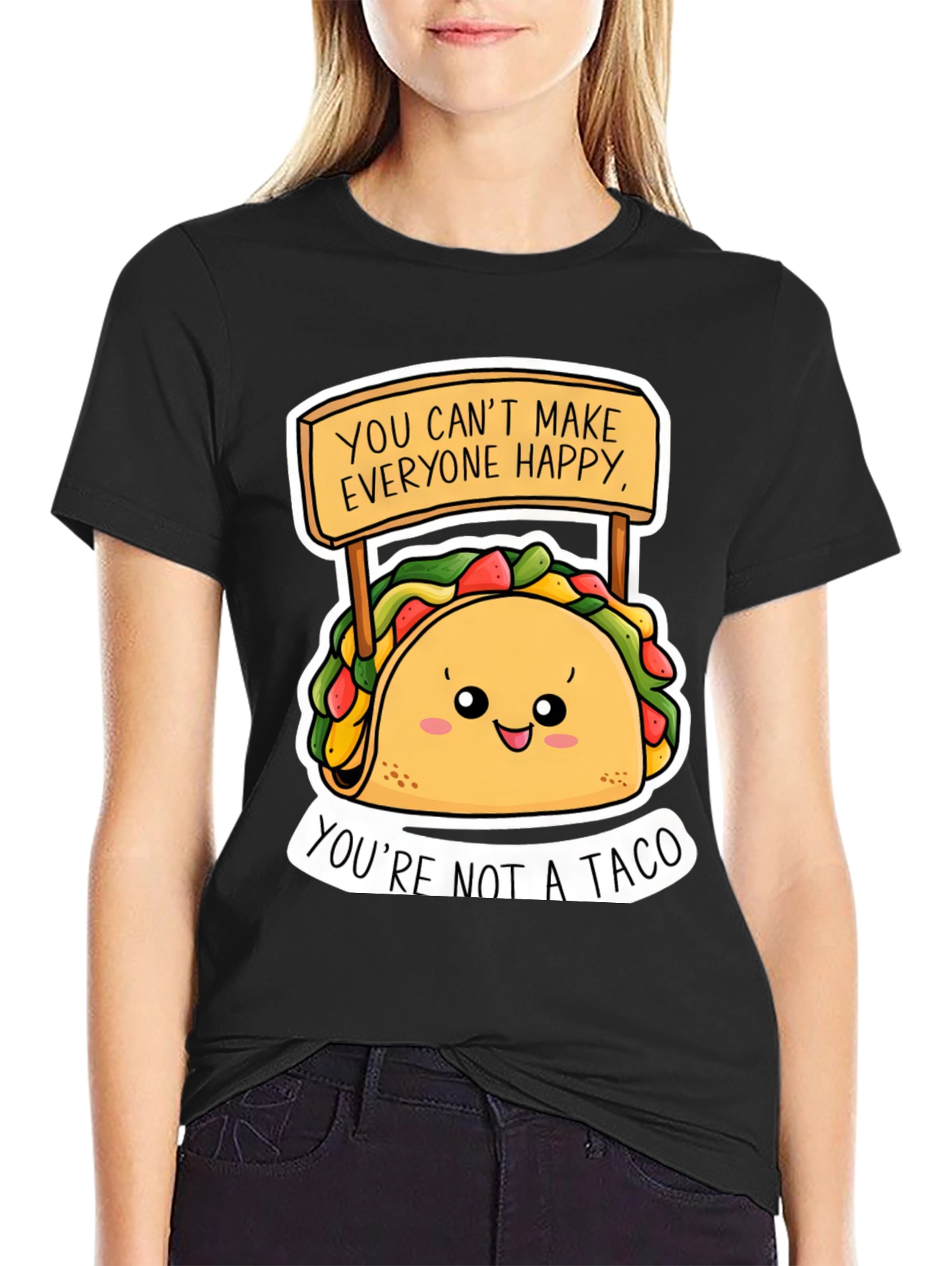 Funny Taco Graphic Tee - Youre Not A Taco!