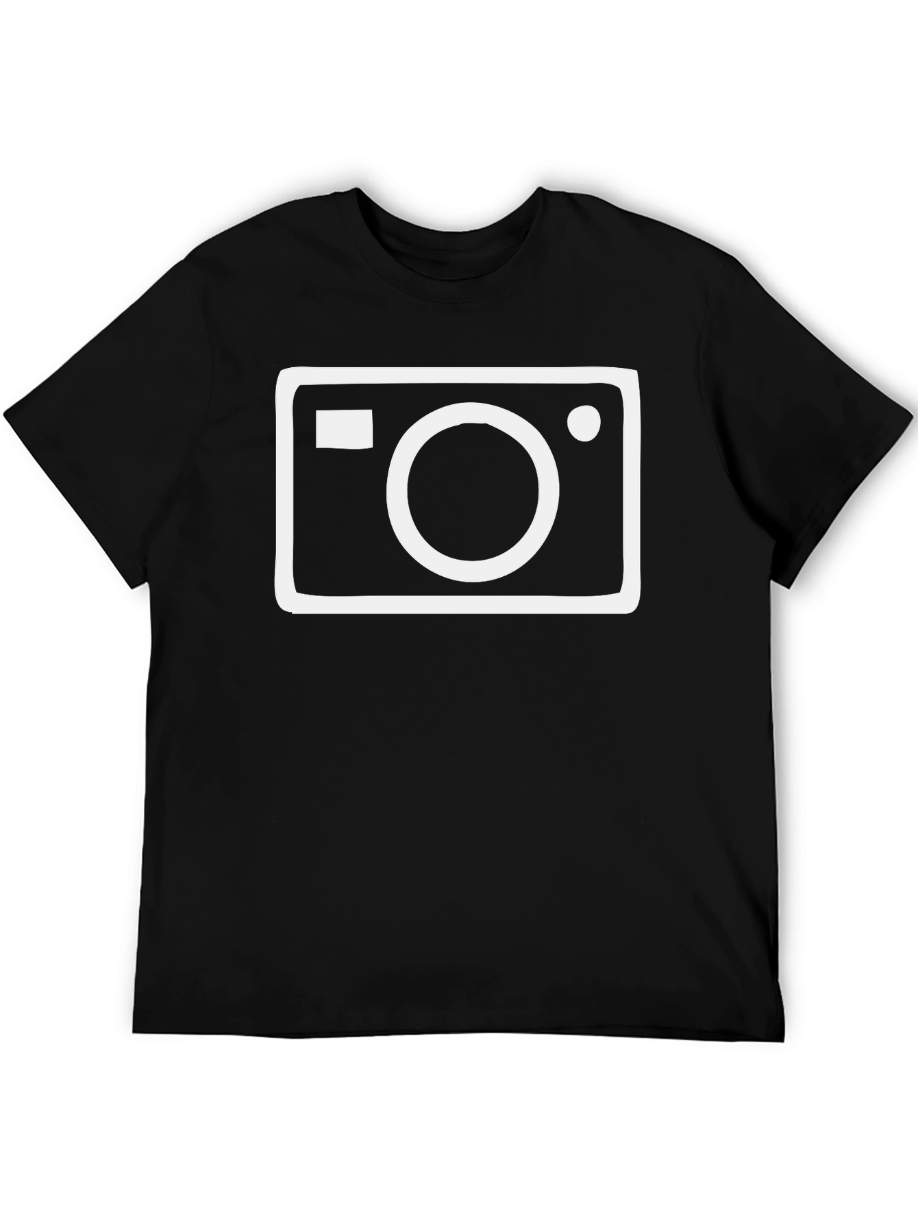 Camera Graphic Black T-Shirt