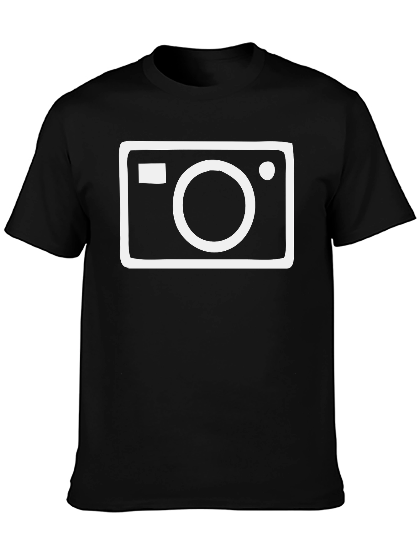 Camera Graphic Black T-Shirt