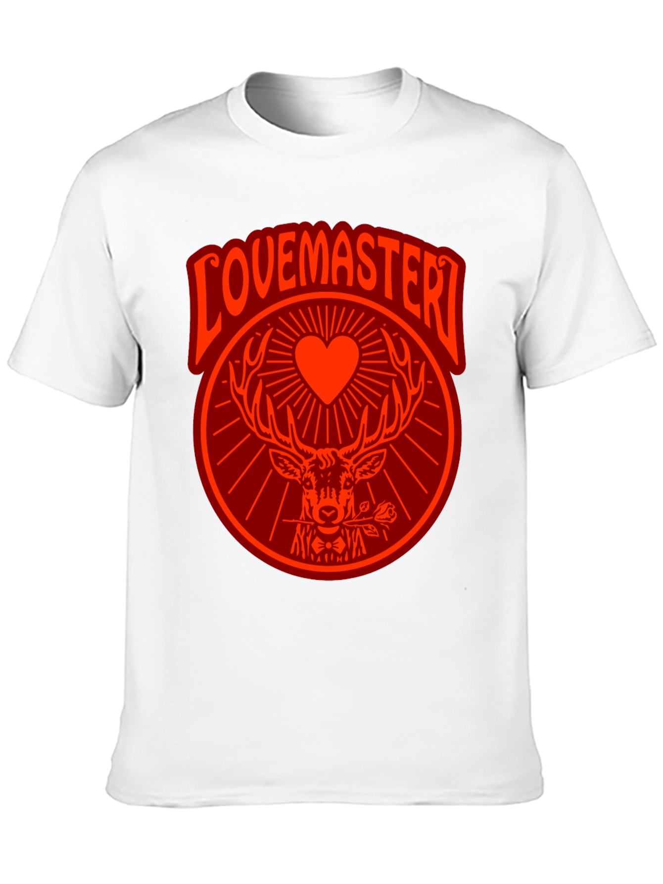 Lovemaster Deer Graphic Tee - Black T-Shirt