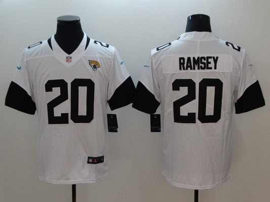 Men's Jacksonville Jaguars Jalen Ramsey #20 White Game Jerseys
