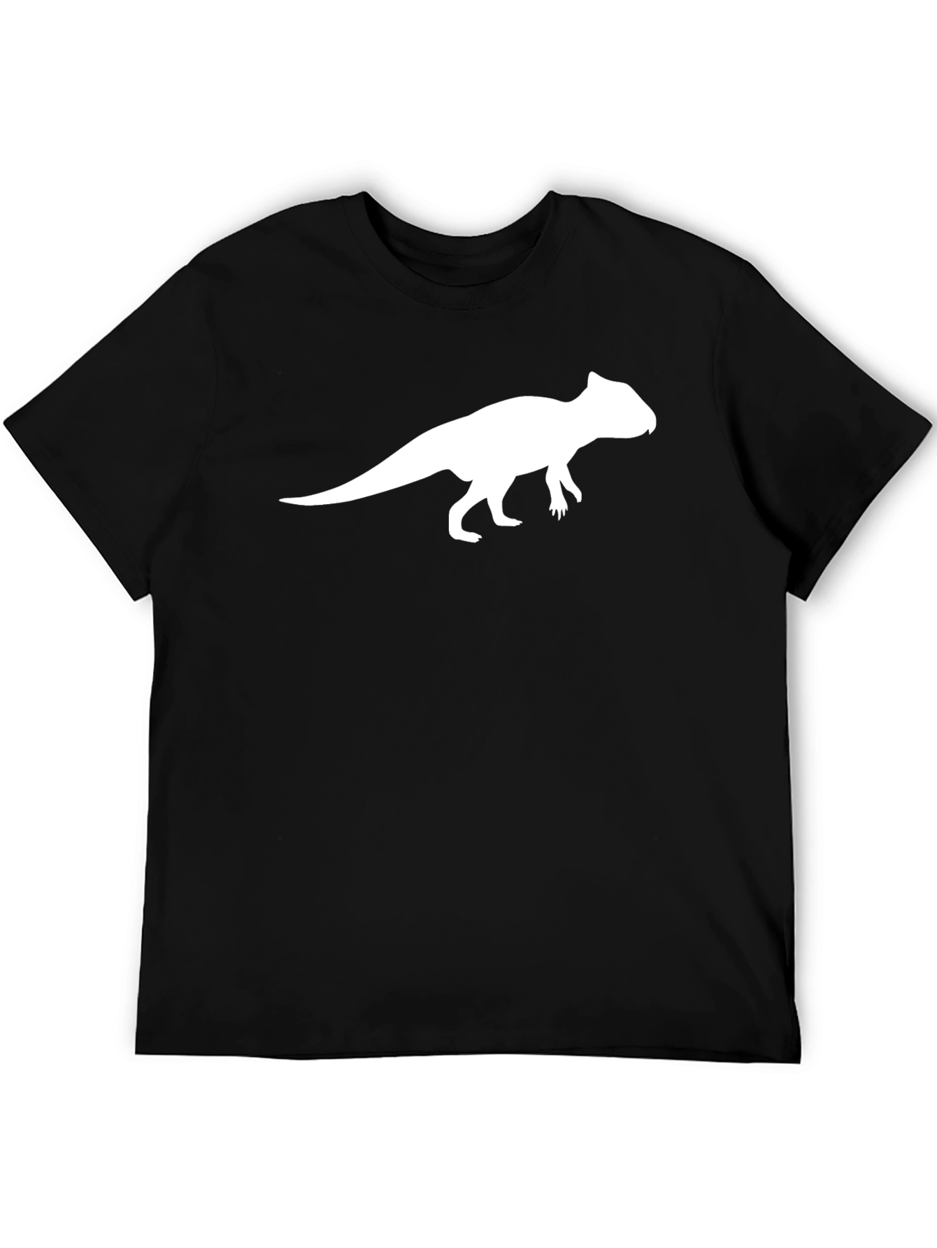 Dinosaur Graphic T-Shirt - Stylish Black Tee