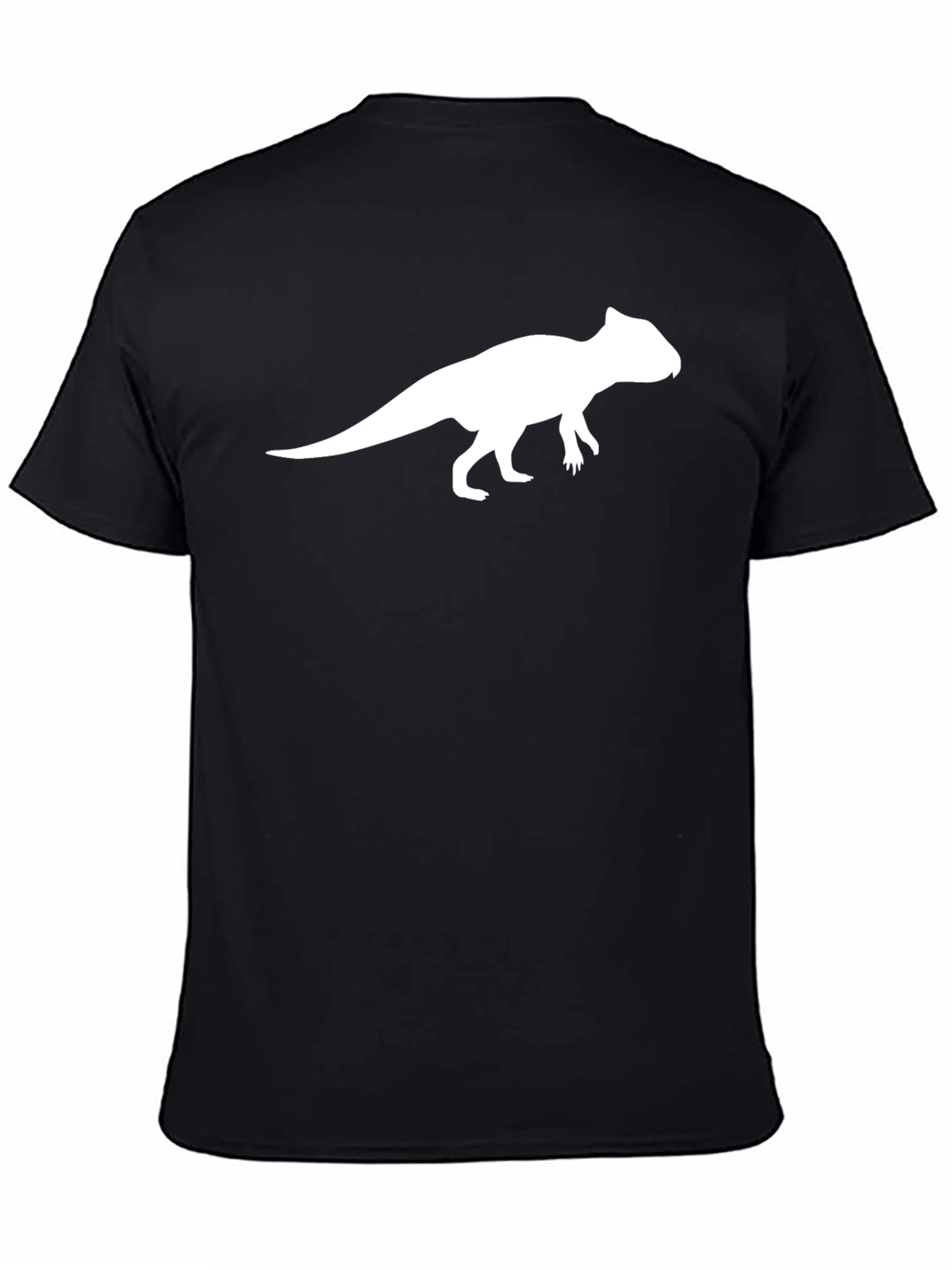 Dinosaur Graphic T-Shirt - Stylish Black Tee