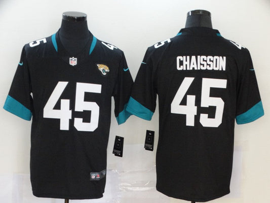 Men's Jacksonville Jaguars K'Lavon Chaisson #45 Black Game Jerseys