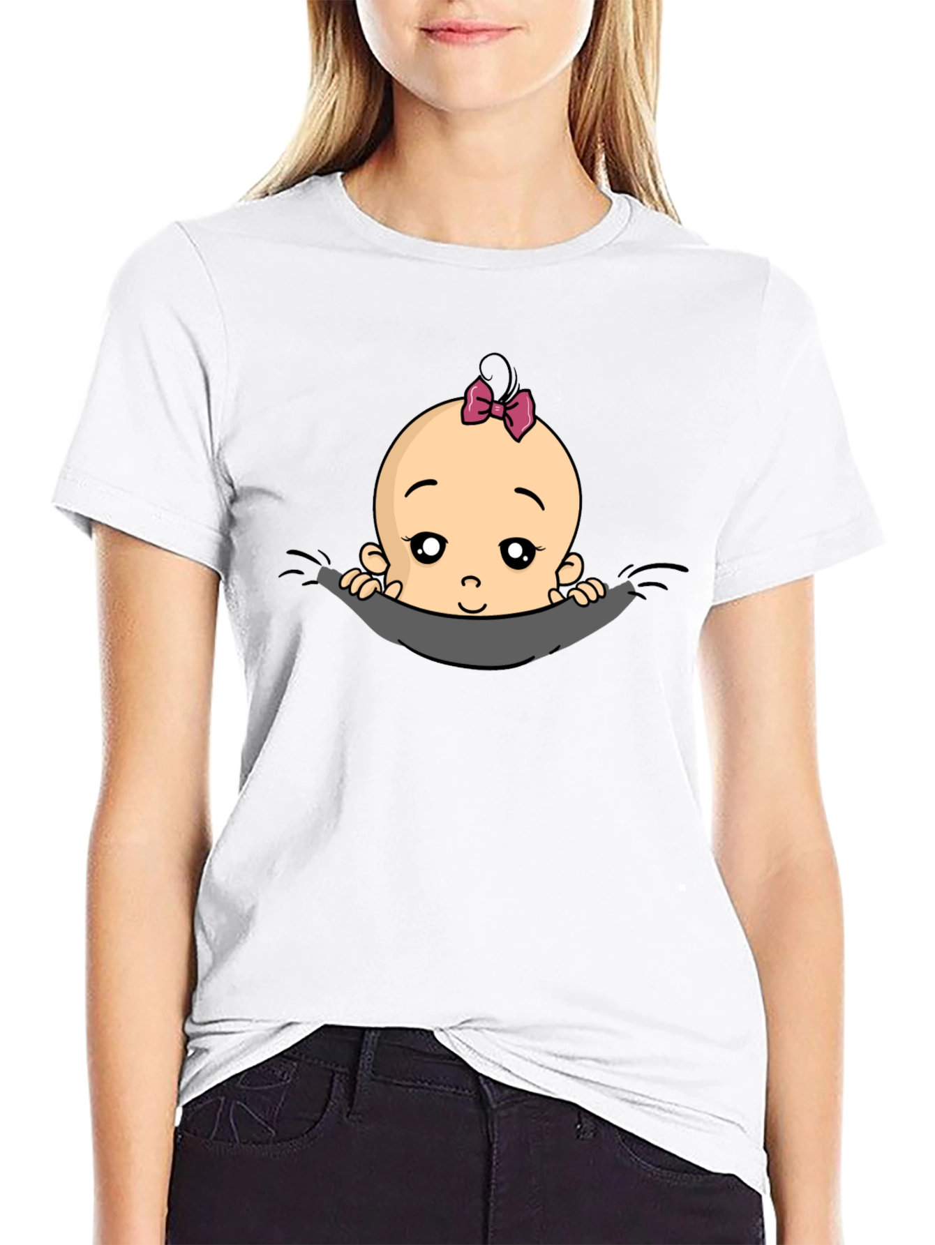 Peek-a-Boo Baby Graphic Tee