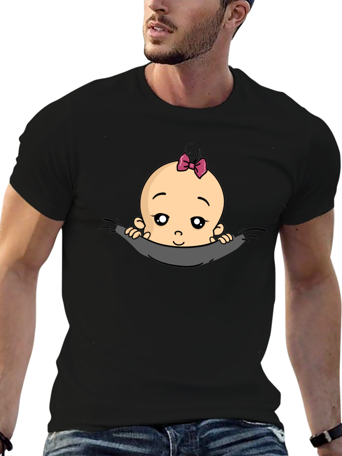 Peek-a-Boo Baby Graphic Tee