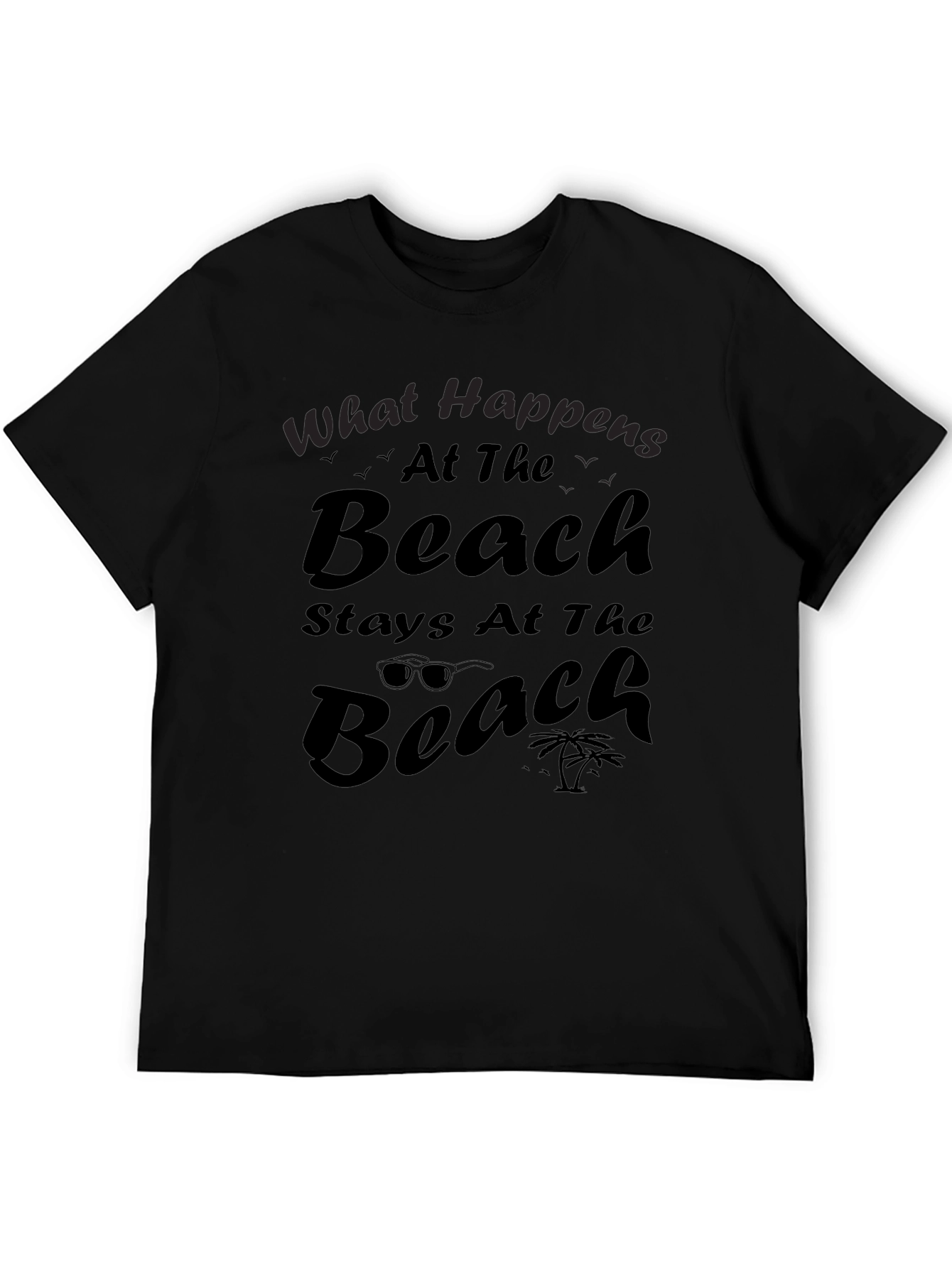 Beach Vibes Tee: What Happens At The Beach T-Shirt