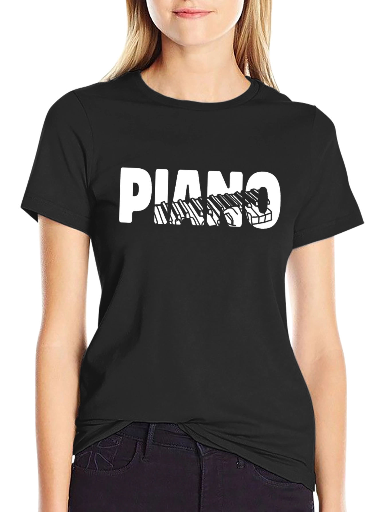 Piano Keys T-Shirt - Music Lover Tee