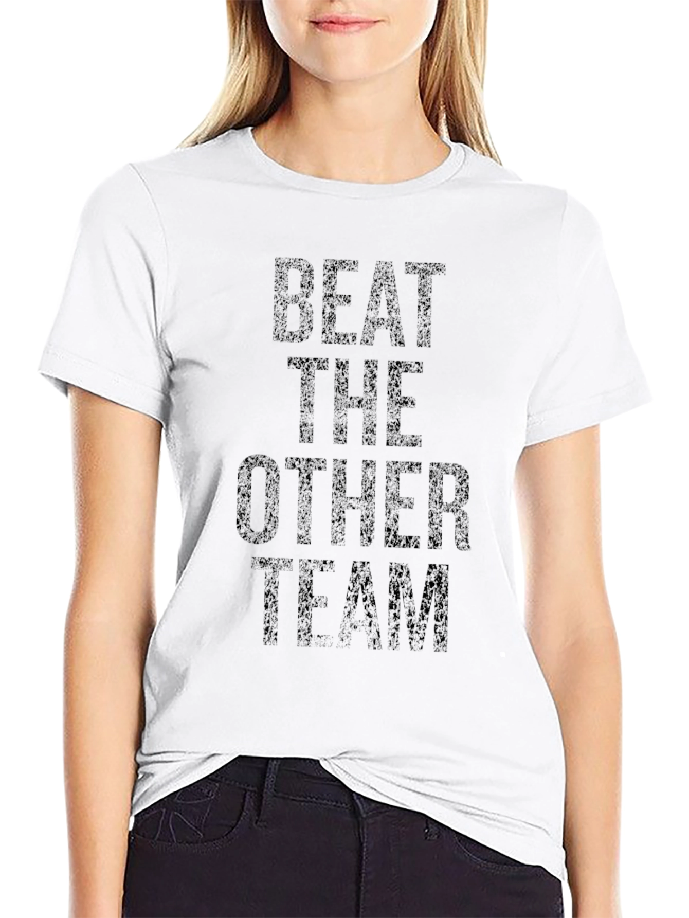 Beat The Other Team Black T-Shirt