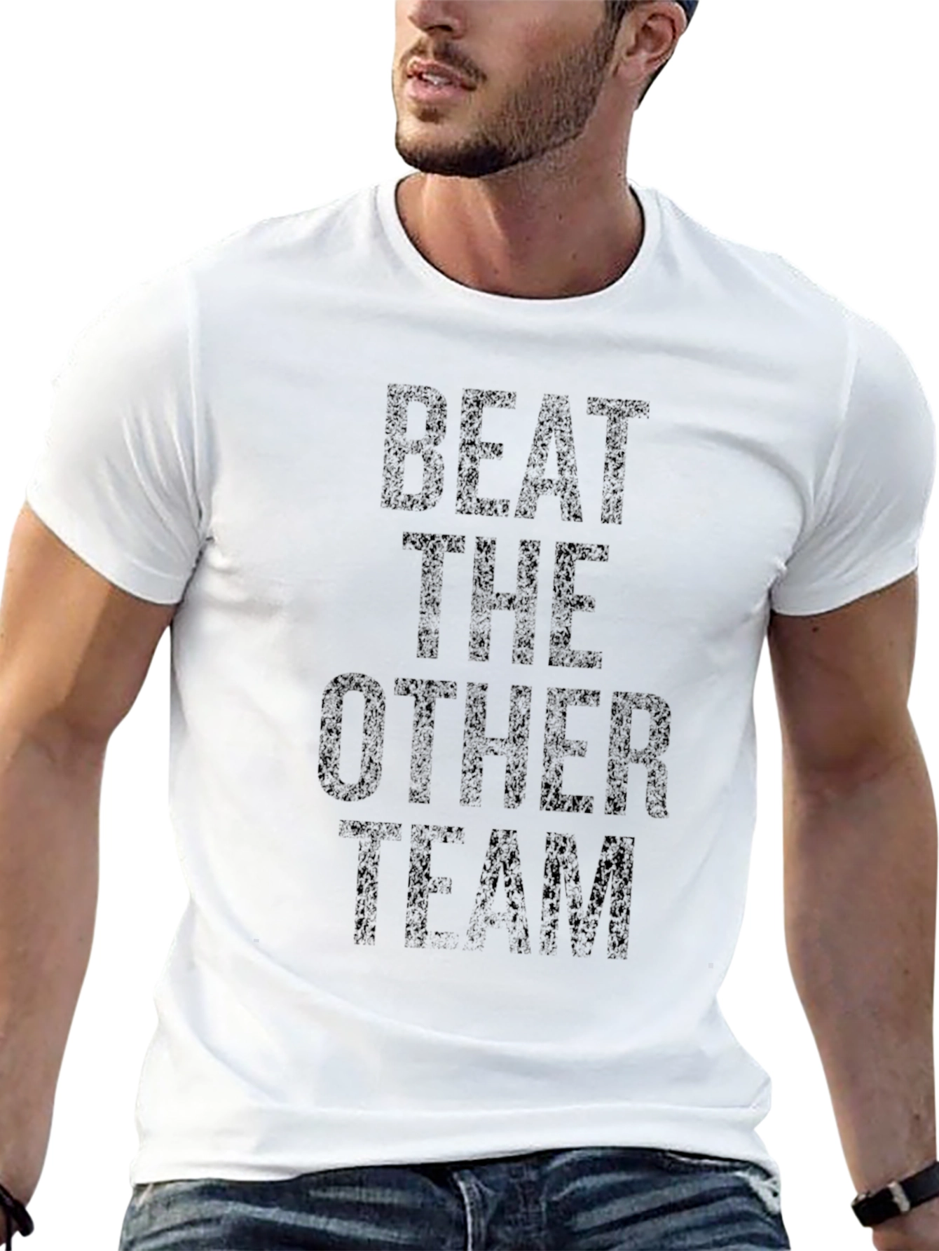 Beat The Other Team Black T-Shirt