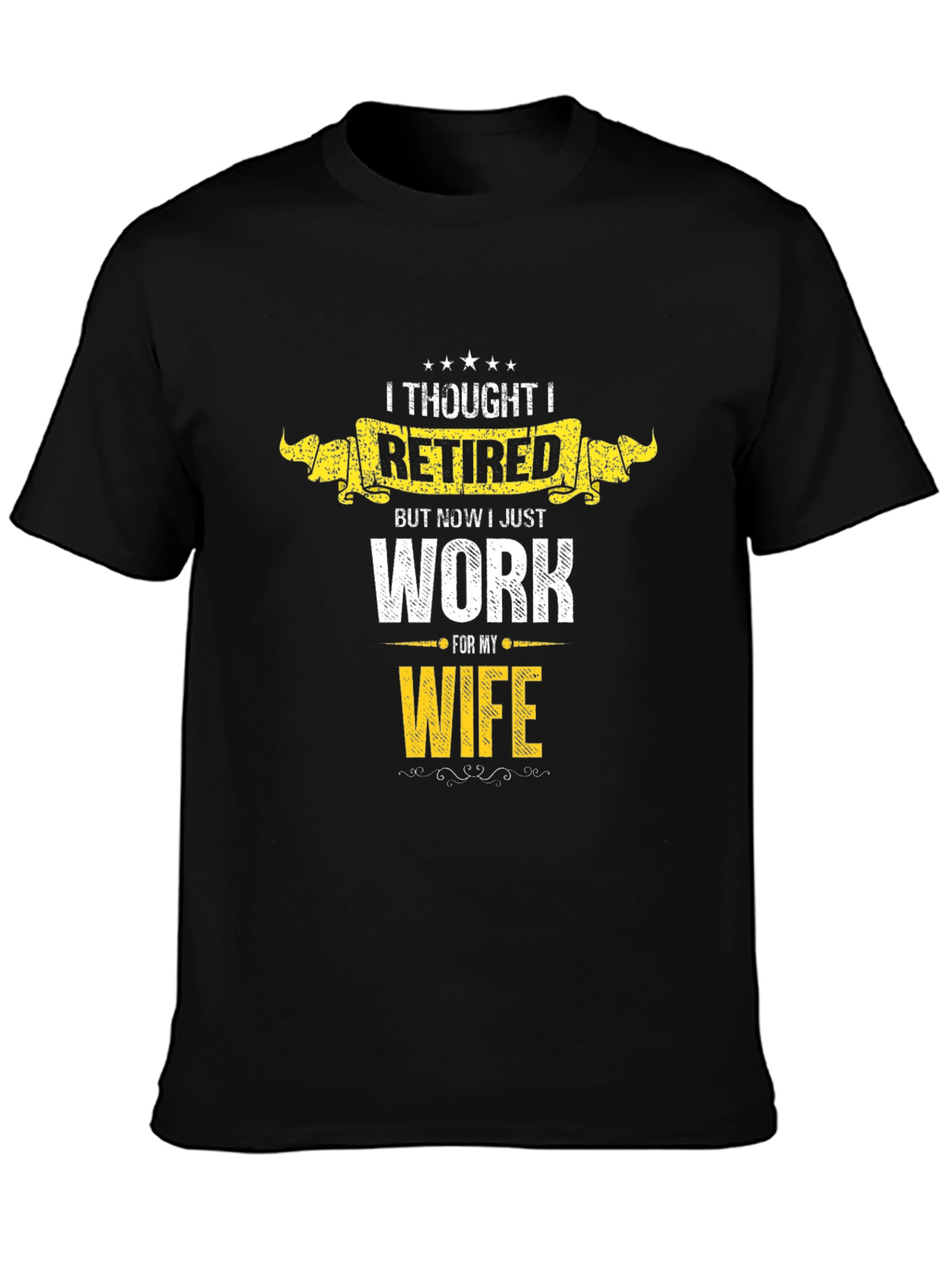 Retired? Funny Mens T-Shirt