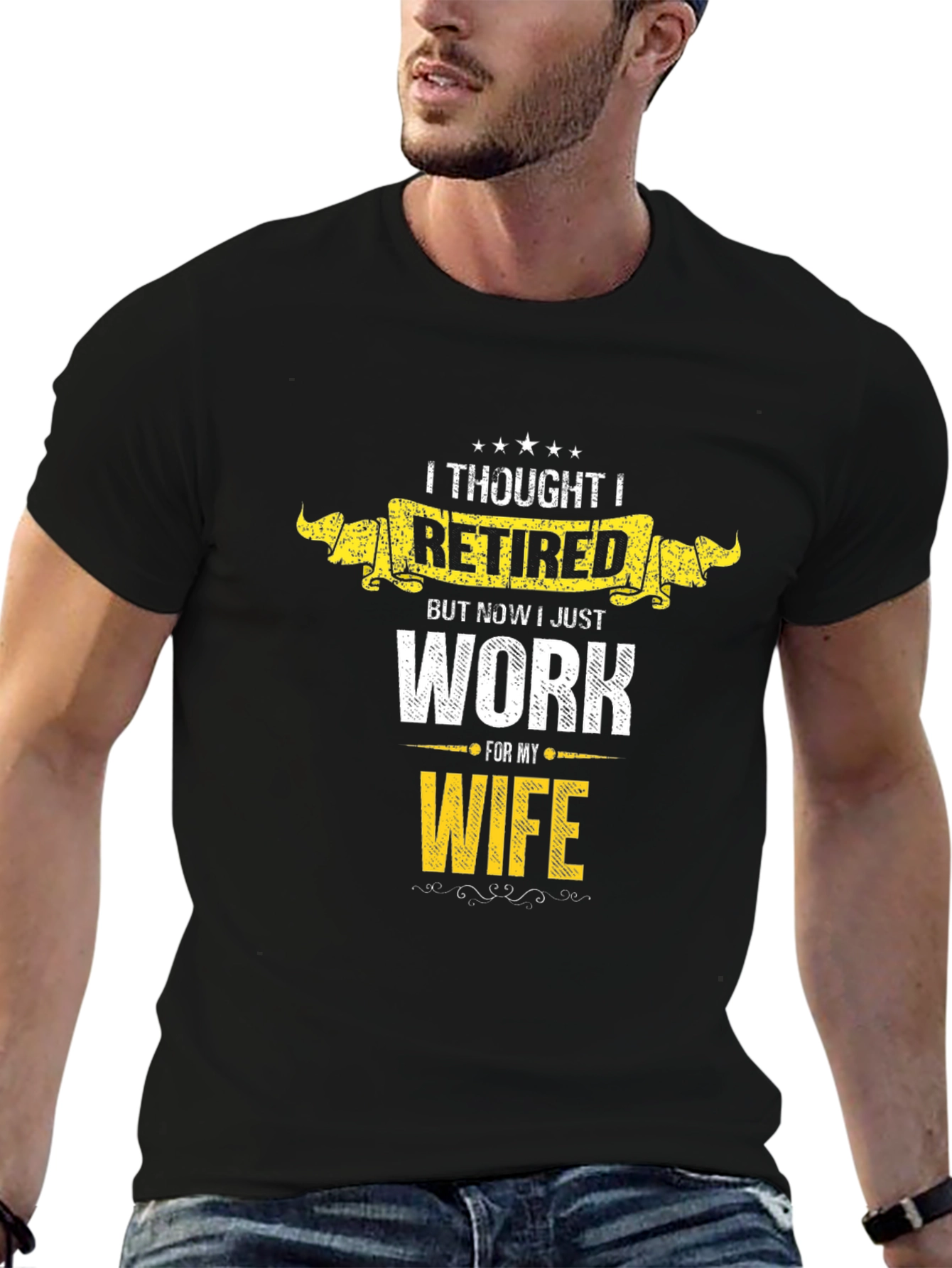 Retired? Funny Mens T-Shirt