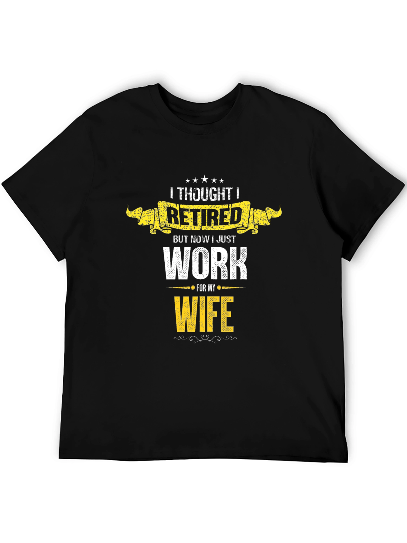 Retired? Funny Mens T-Shirt