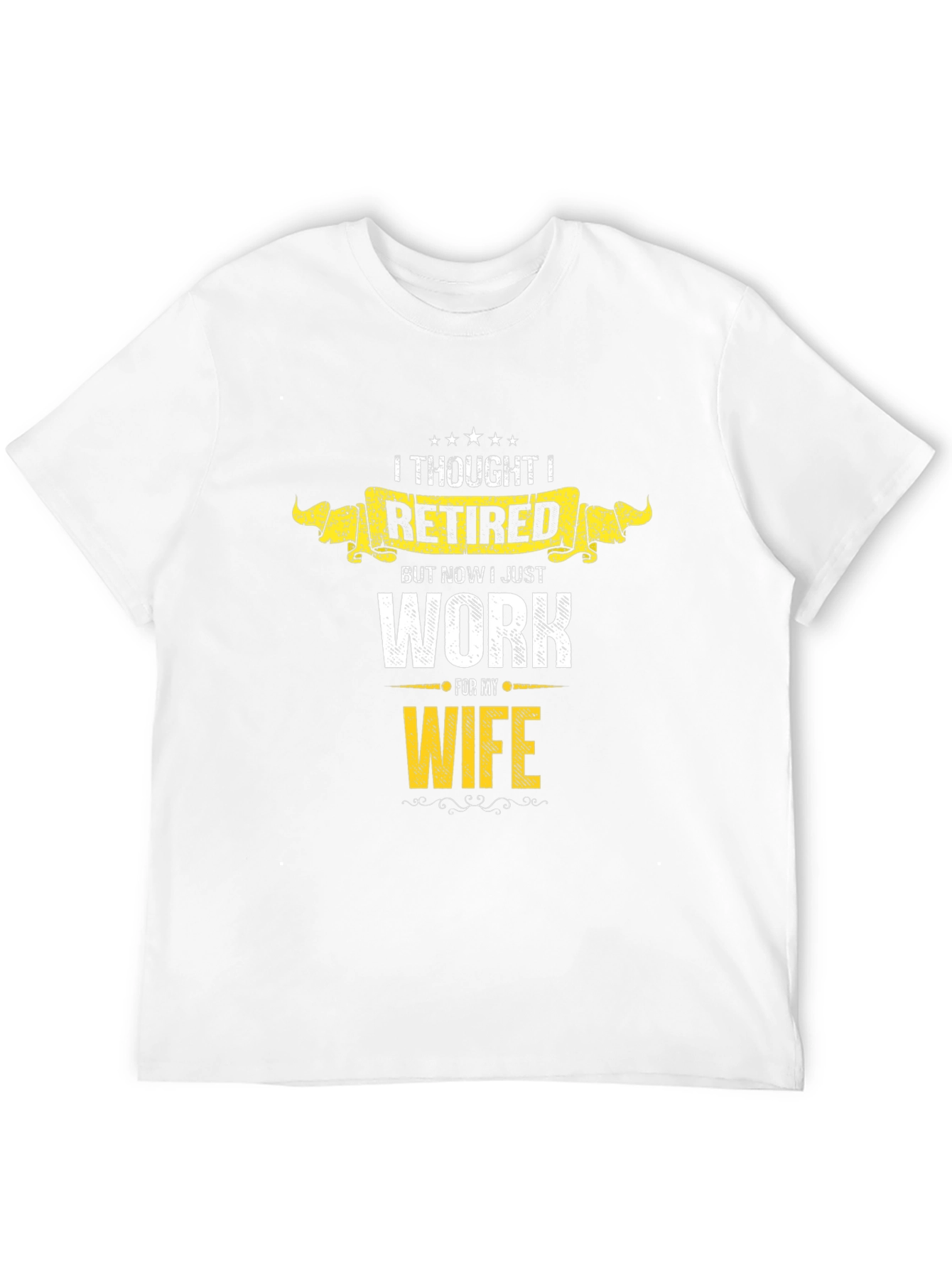 Retired? Funny Mens T-Shirt