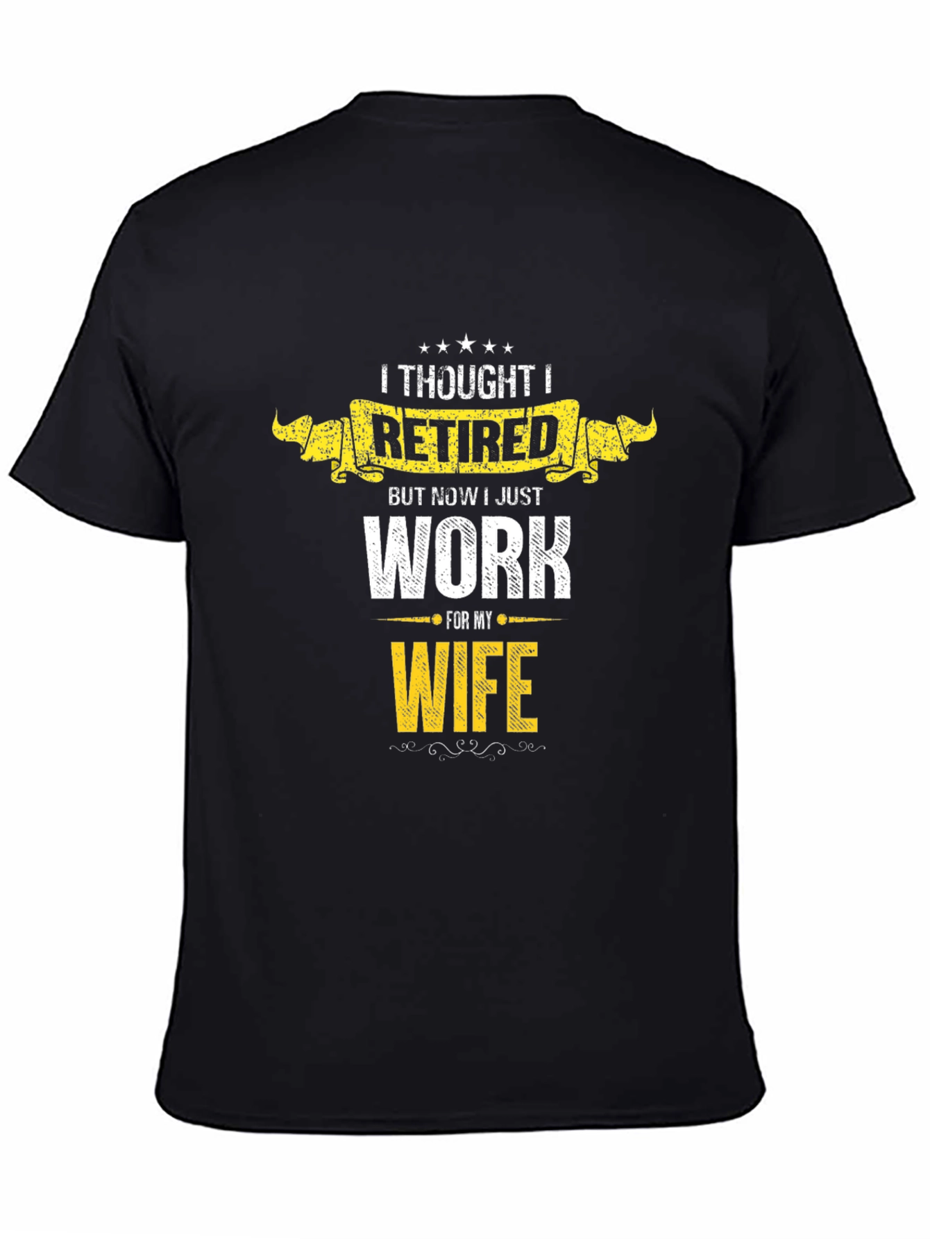 Retired? Funny Mens T-Shirt