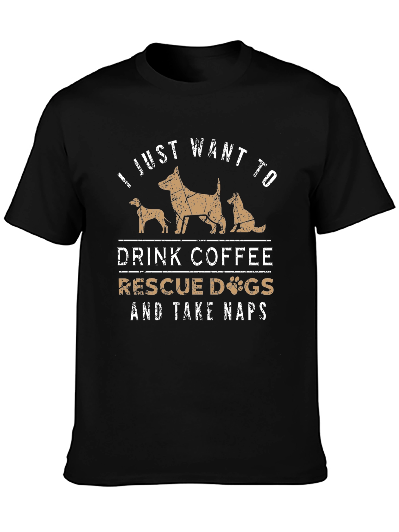 Coffee Dogs and Naps T-Shirt