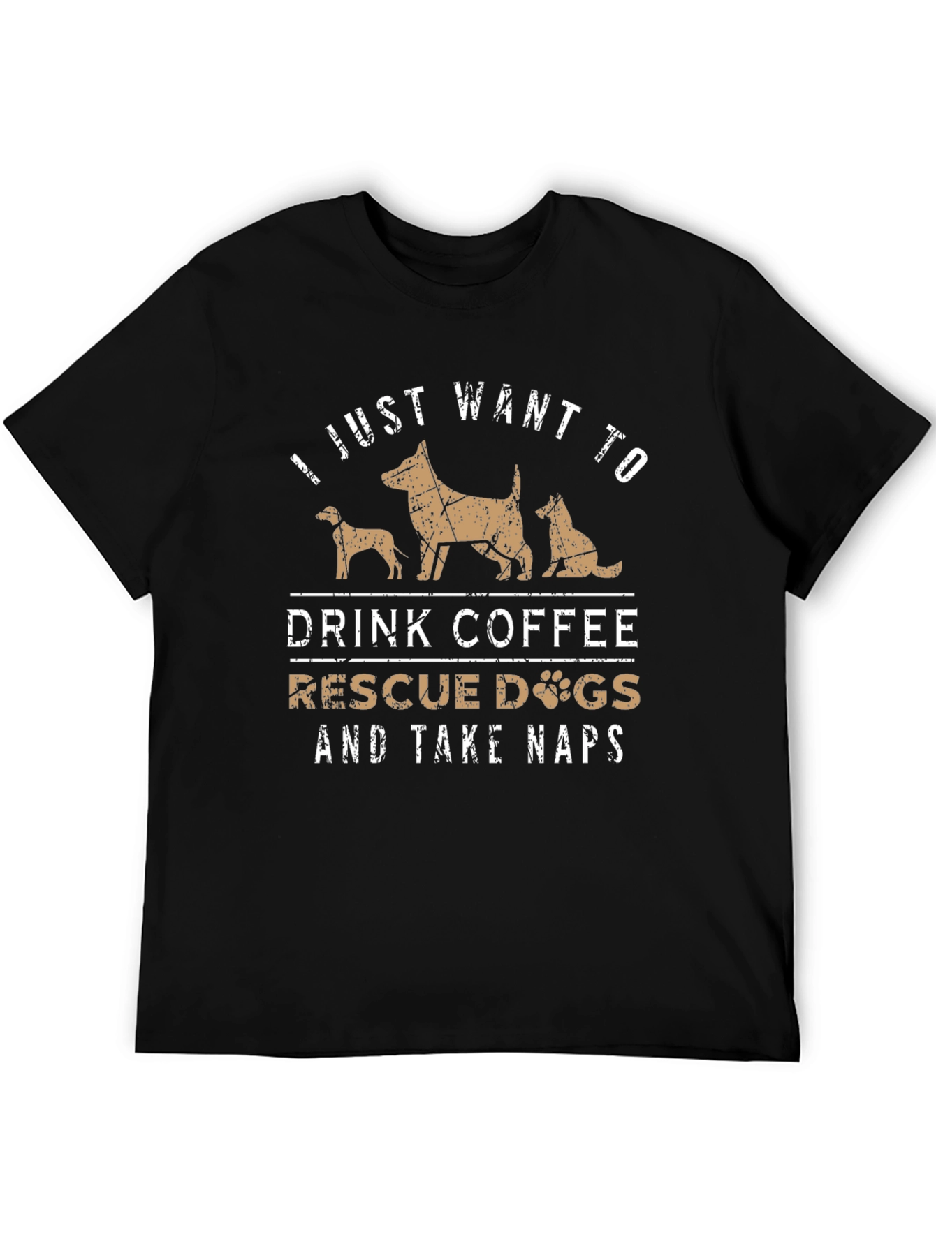 Coffee Dogs and Naps T-Shirt