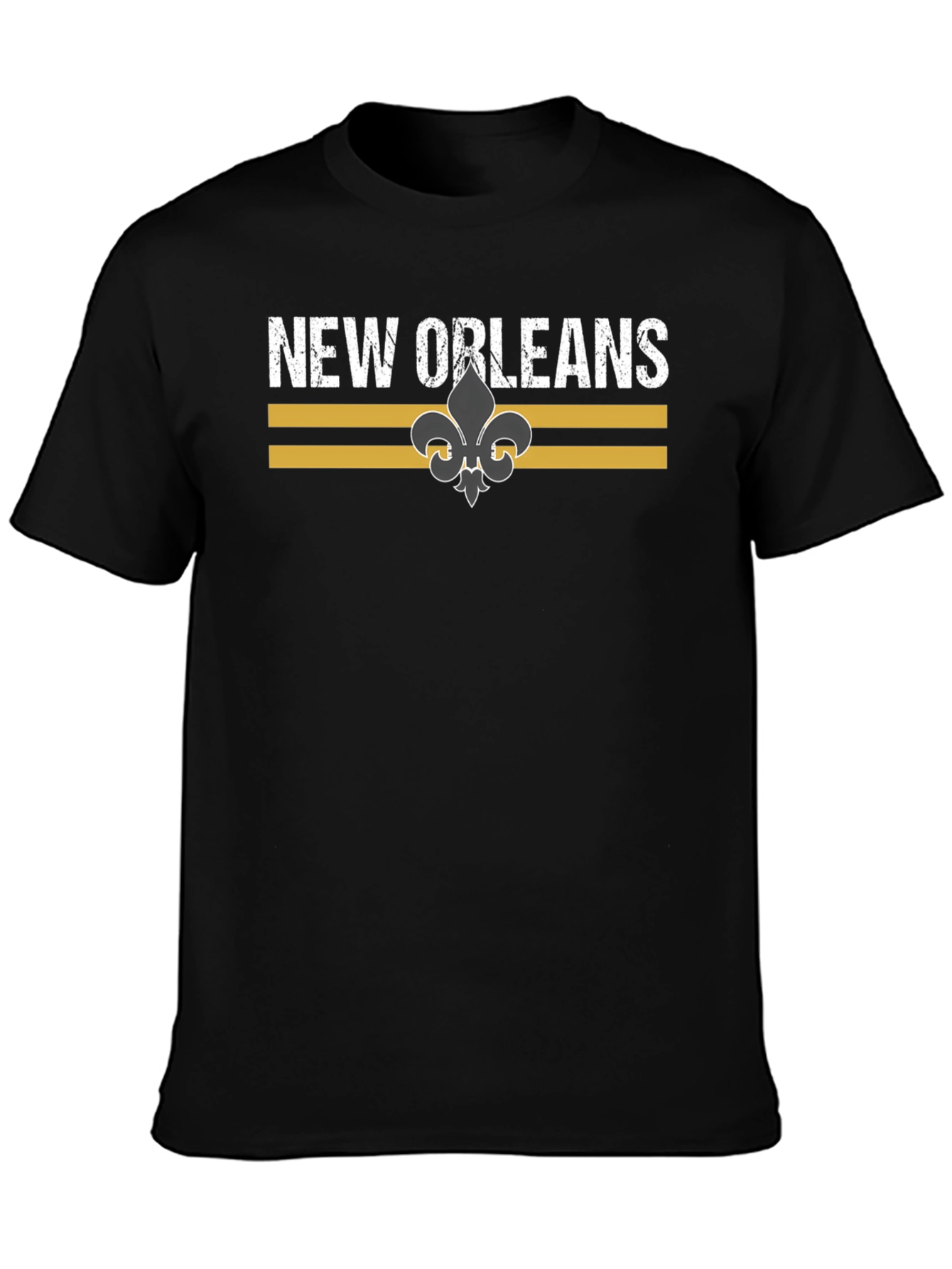 New Orleans Fleur-de-Lis Graphic Tee - Black