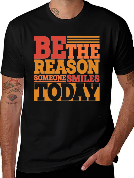 Inspirational Graphic Tee - Be The Reason Someone Smiles