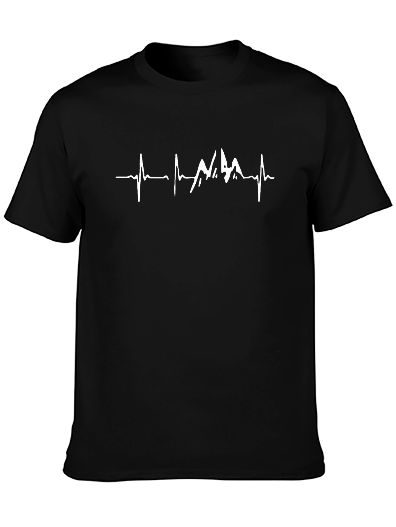 Mountain Heartbeat T-Shirt - Black