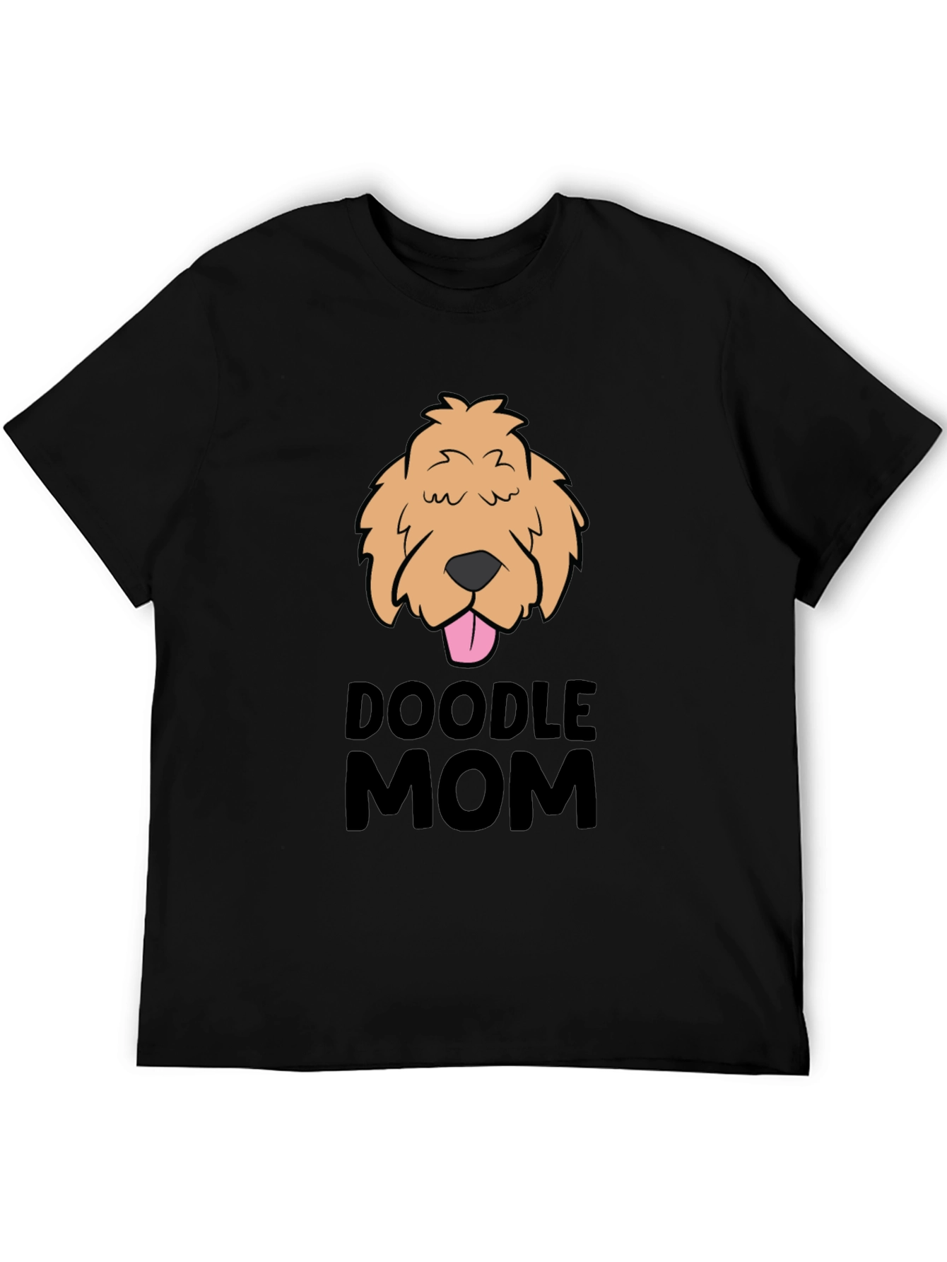 Doodle Mom Graphic Tee - Black