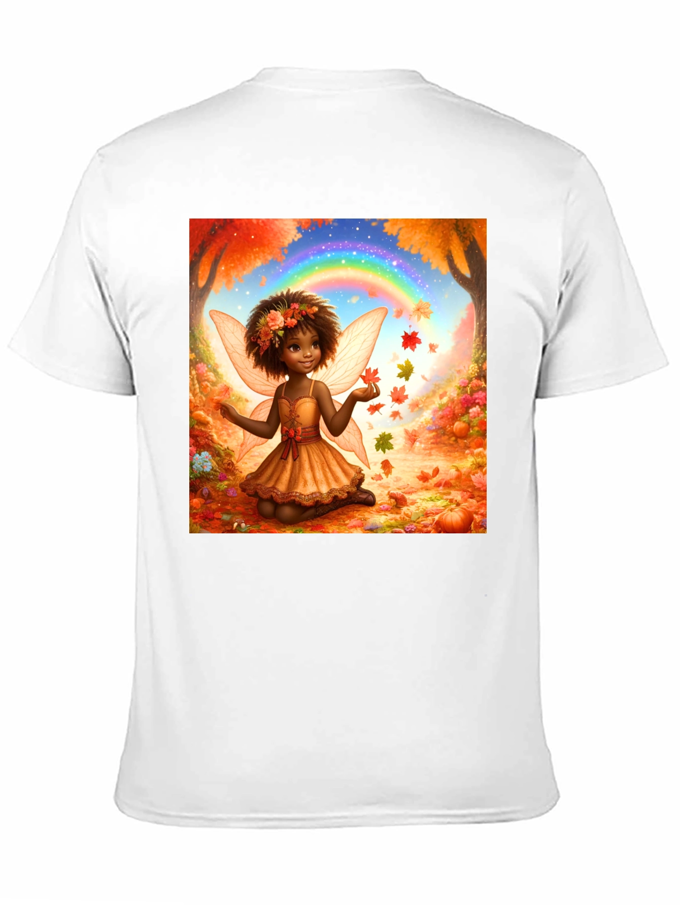 Autumn Fairy T-Shirt - Whimsical Fall Design