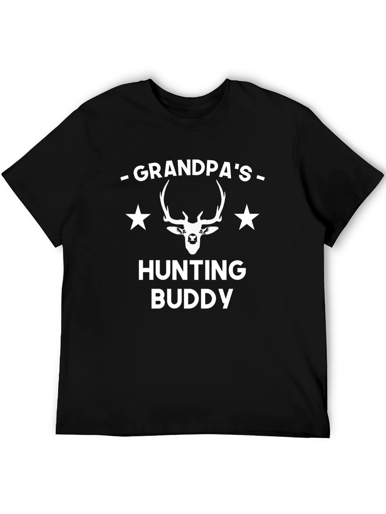 Grandpas Hunting Buddy T-Shirt Deer Graphic