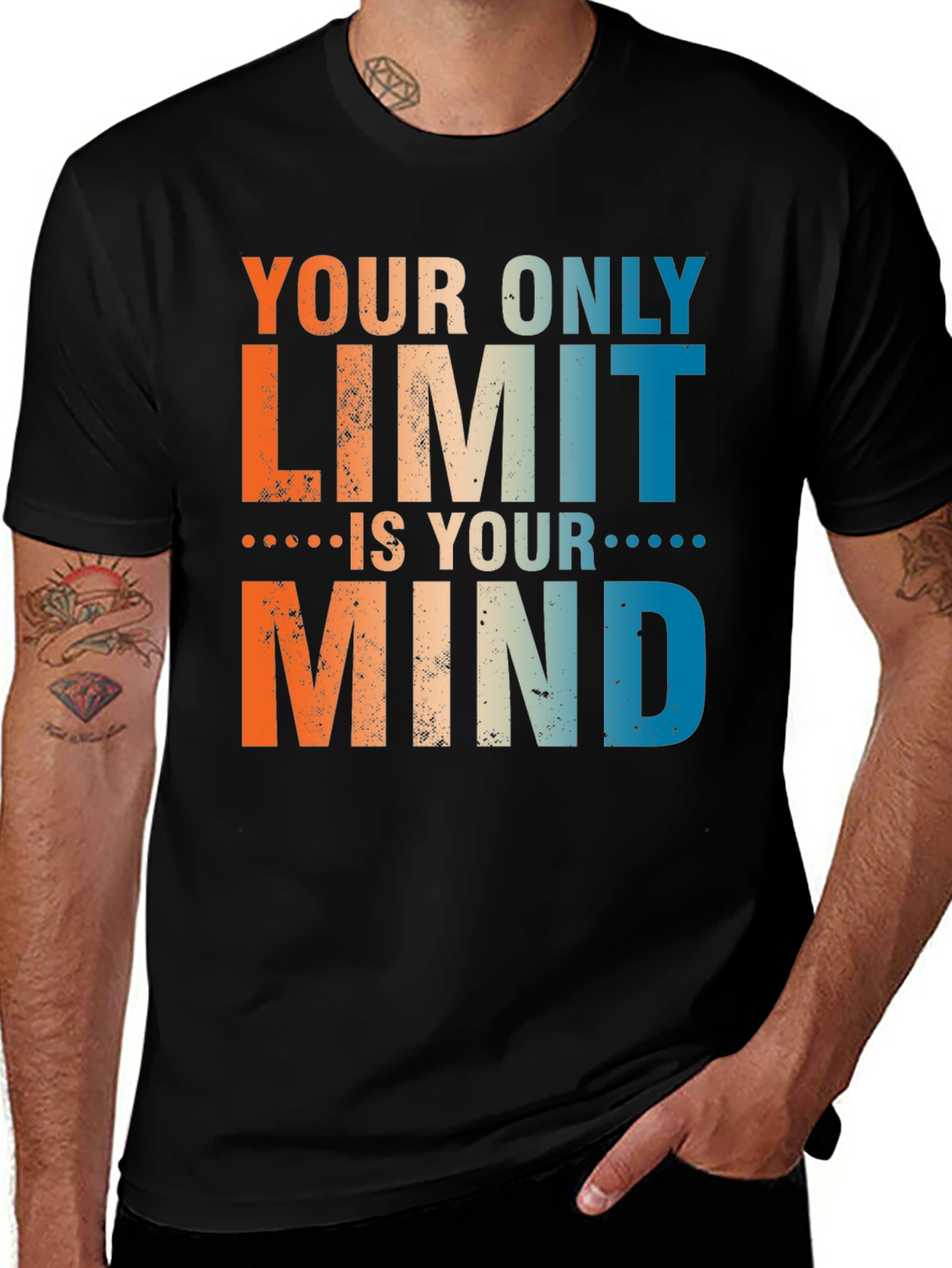 Motivational Mind T-Shirt - Your Only Limit
