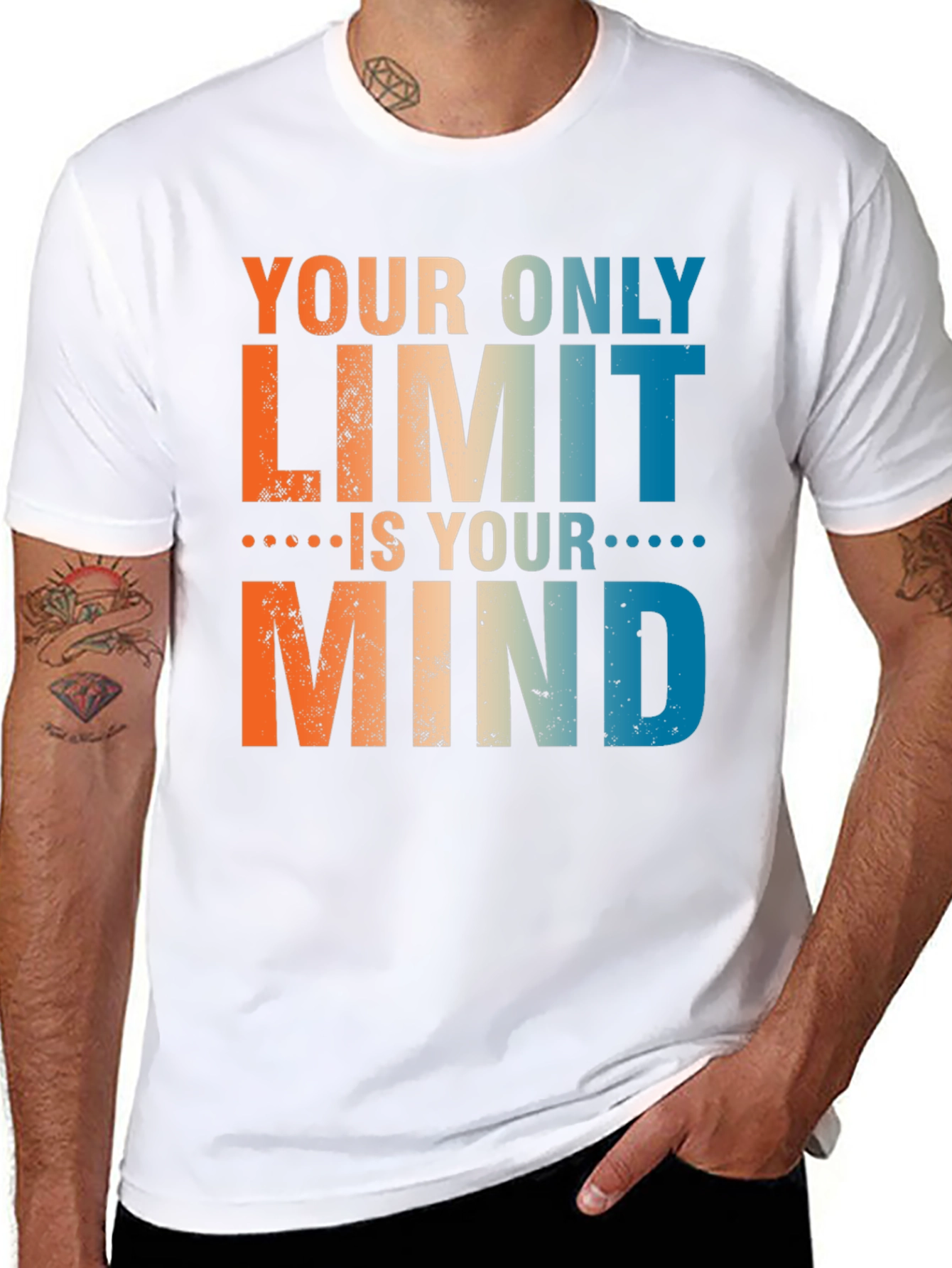 Motivational Mind T-Shirt - Your Only Limit