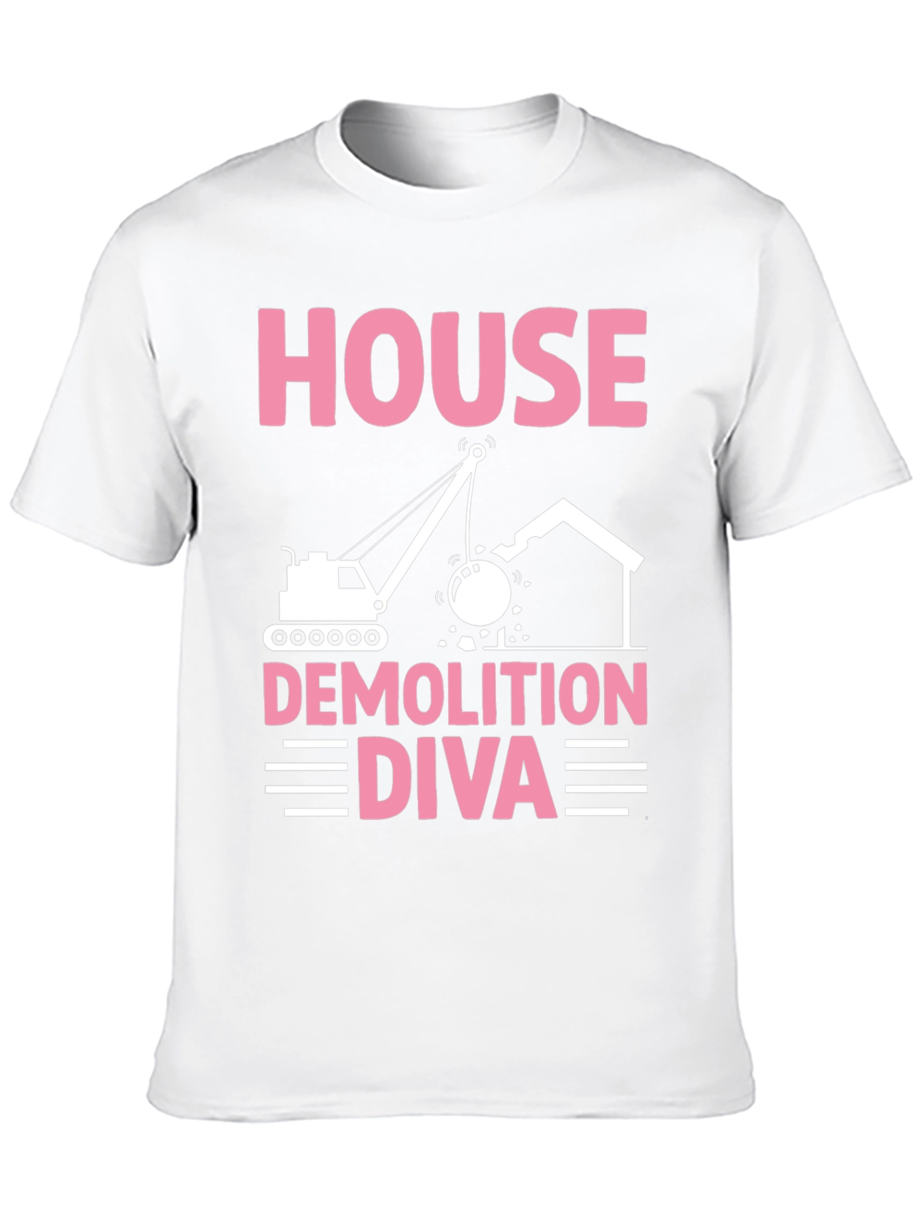 House Demolition Diva T-Shirt - Construction Humor Tee