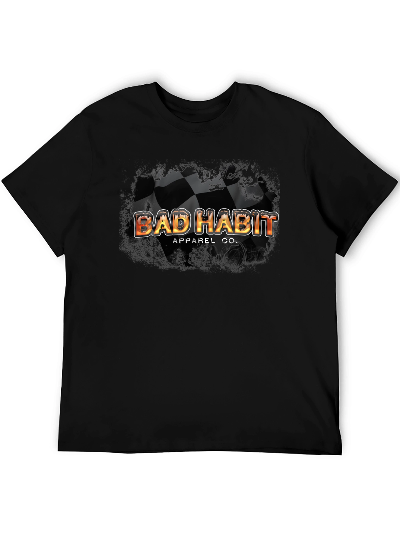 Bad Habit Apparel Black Graphic T-Shirt
