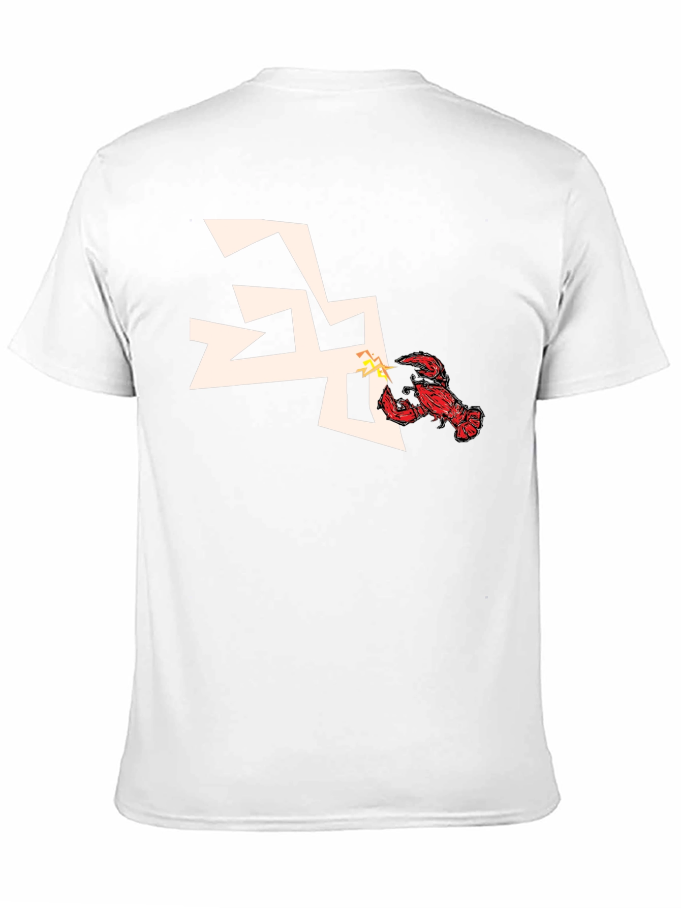 Lobster vs Lightning Bolt Graphic Tee