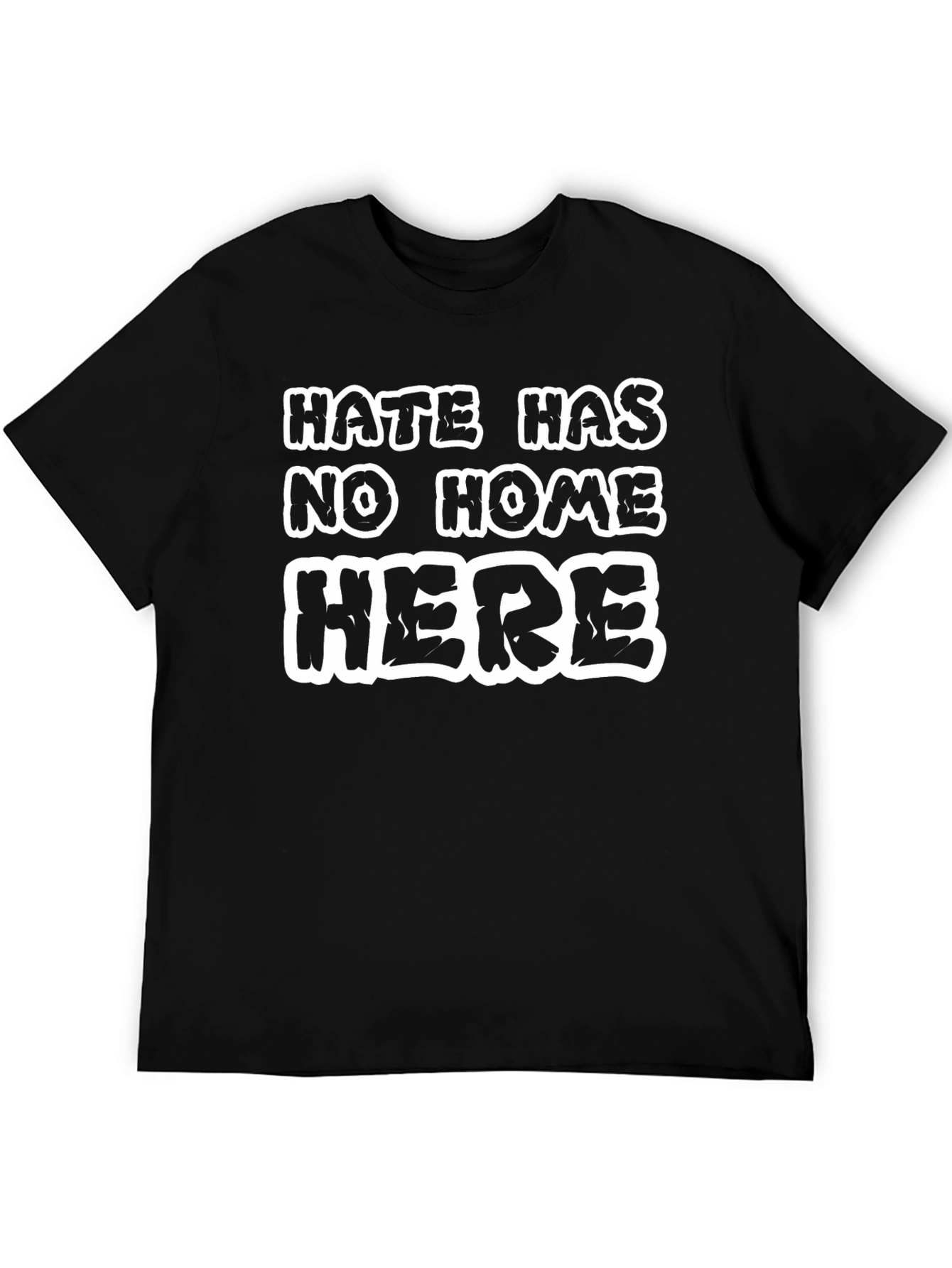 Hate Has No Home Here Graphic Tee - Black