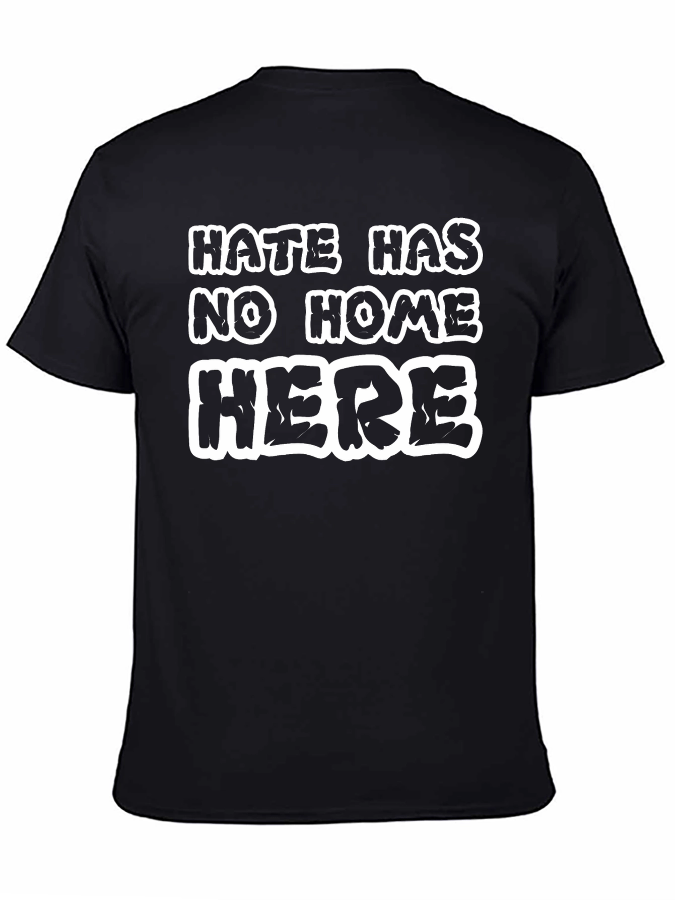 Hate Has No Home Here Graphic Tee - Black