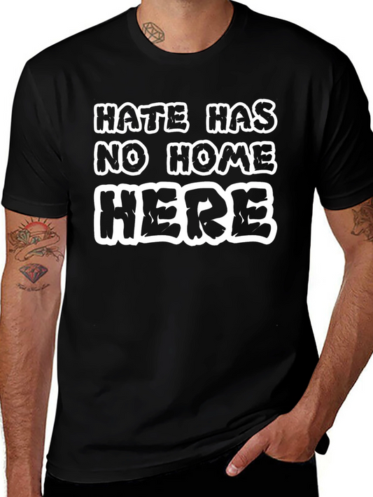 Hate Has No Home Here Graphic Tee - Black