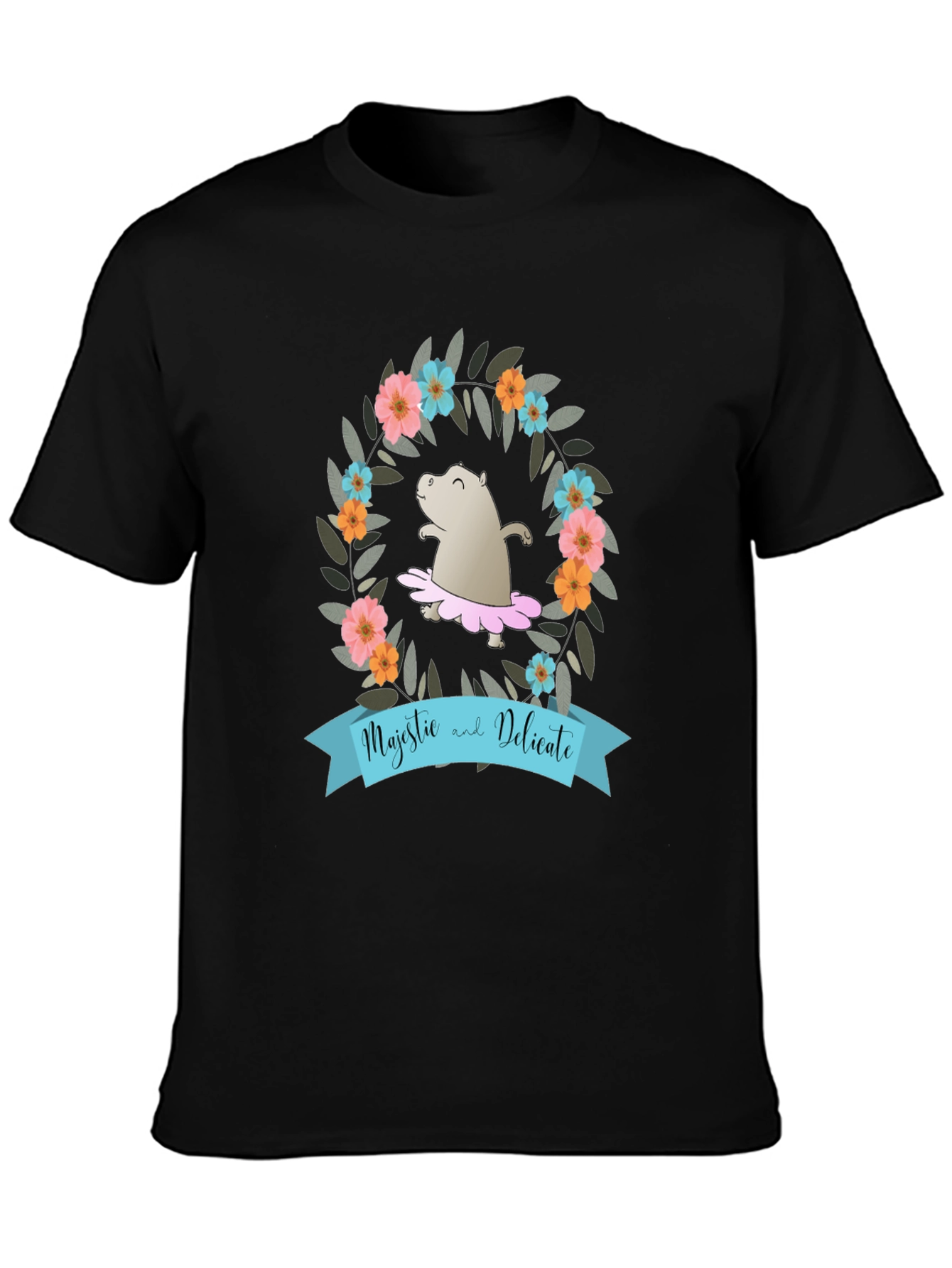 Majestic & Delicate Hippo Tee