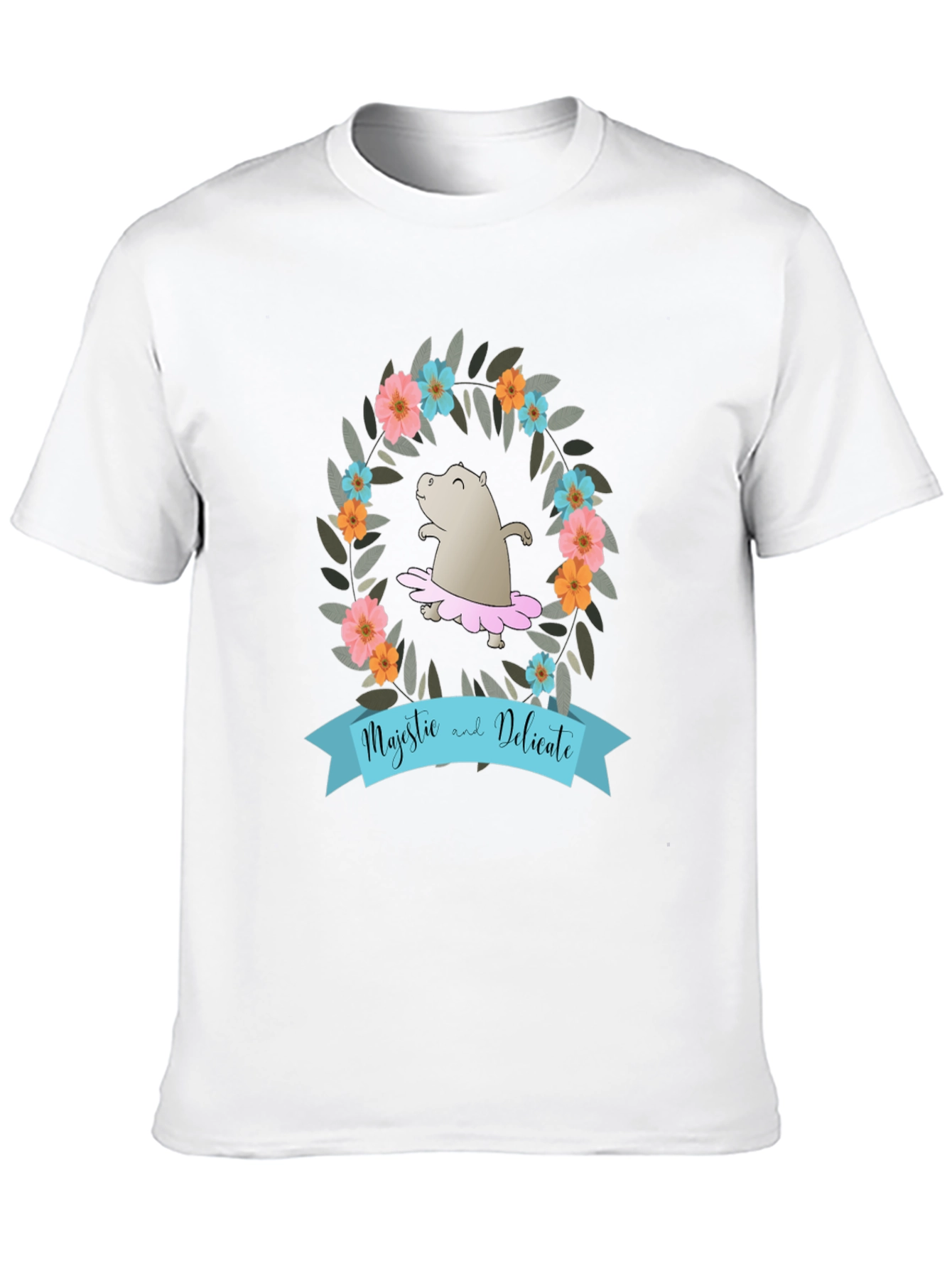 Majestic & Delicate Hippo Tee