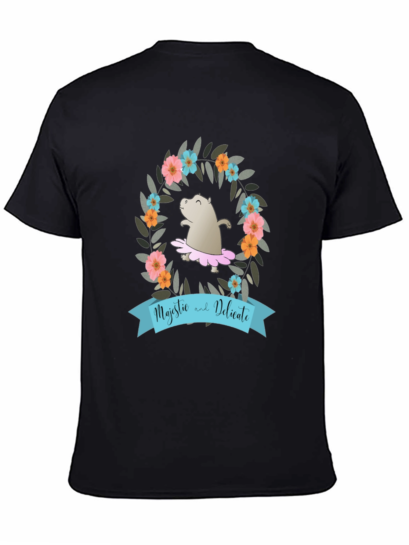 Majestic & Delicate Hippo Tee